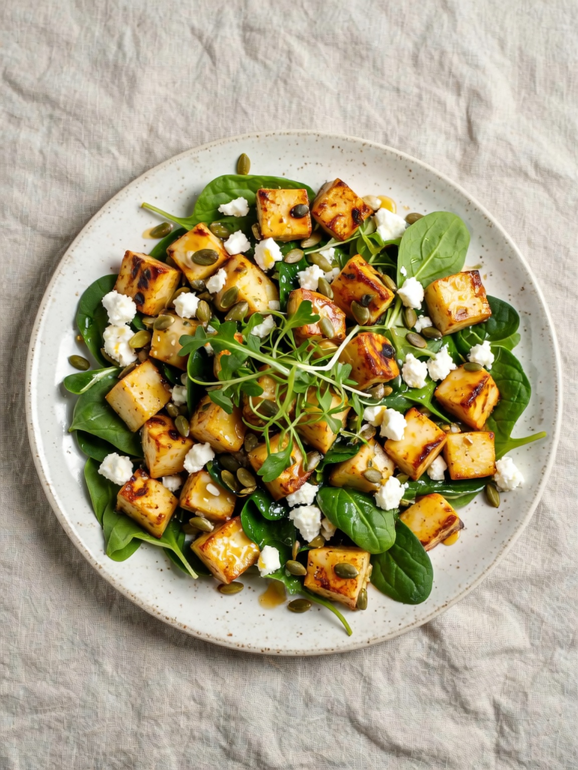 Image of Roast Kūmara & Feta Salad with Honey Dressing