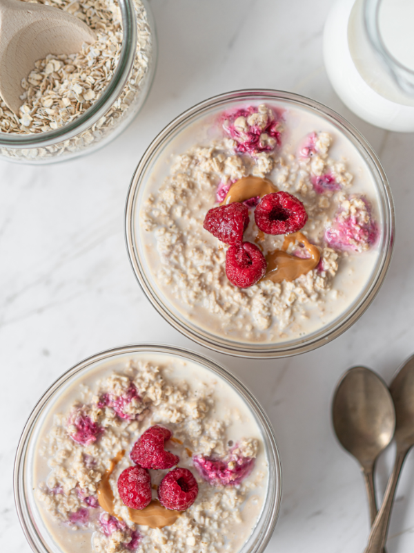 Image of Overnight Oats with Almond Butter & Berries