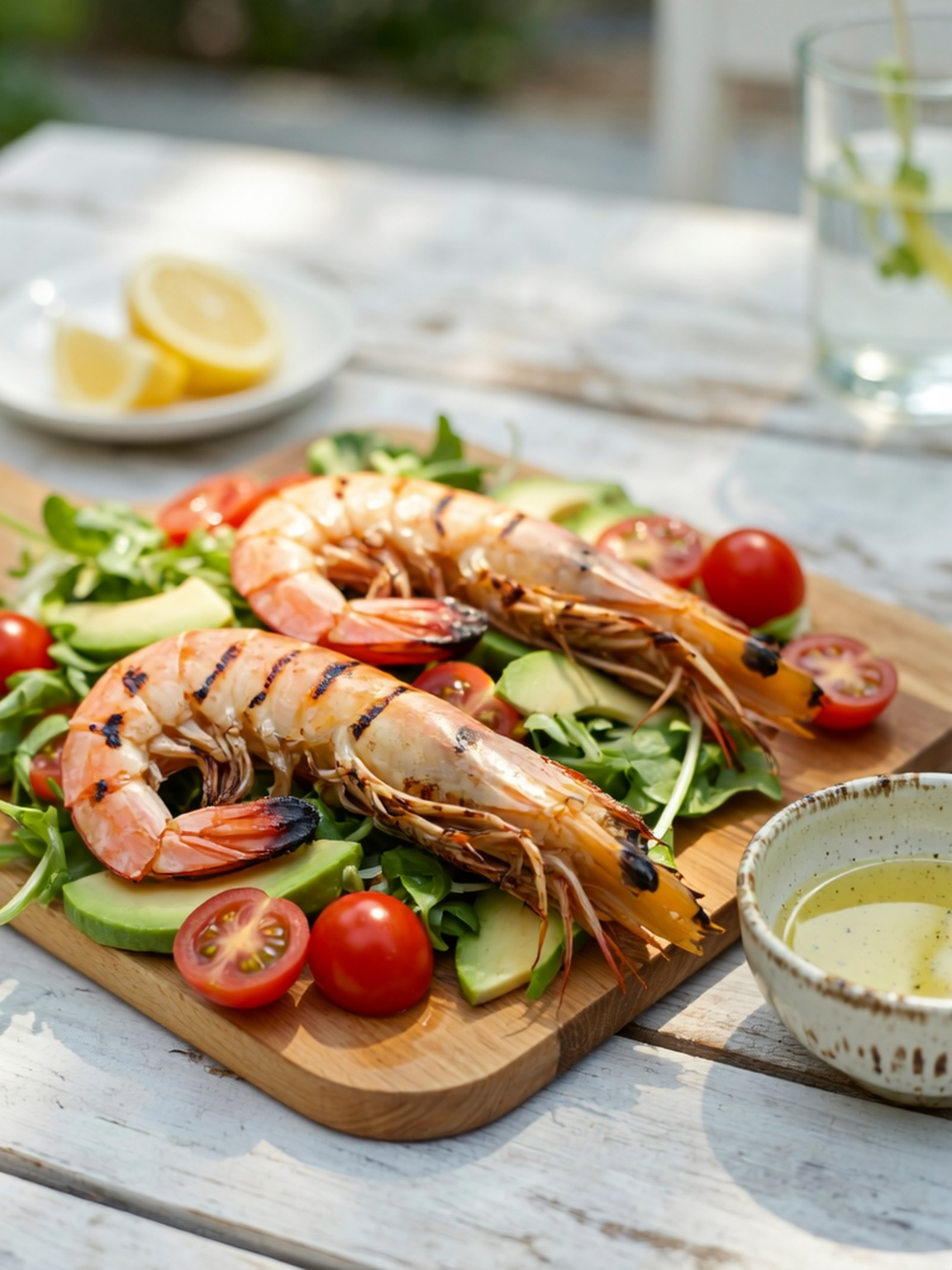 Image of Grilled Prawn & Avocado Salad