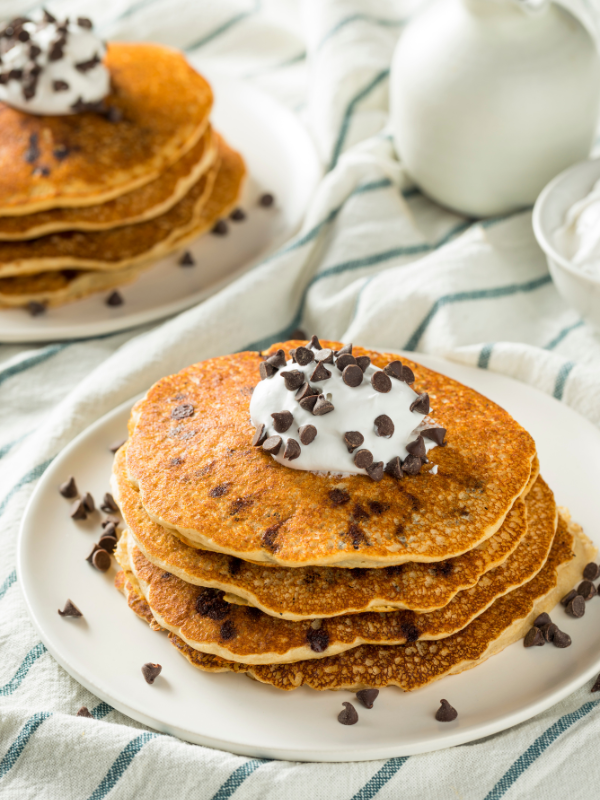 Chocolate Chip Banana Pancakes