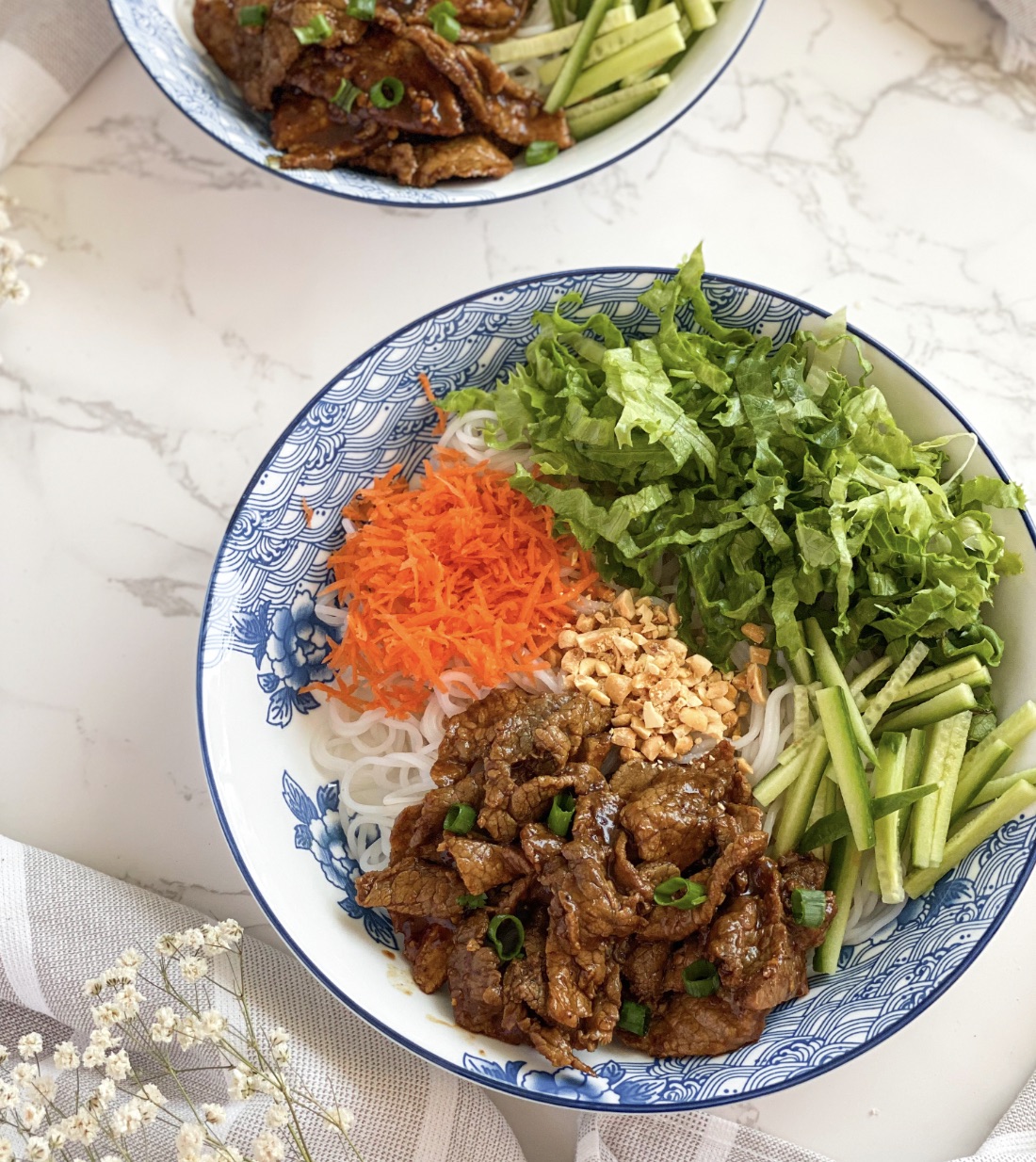 Read the Vietnamese Beef Vermicelli Bowl recipe now Vietnamese Beef Vermicelli Bowl